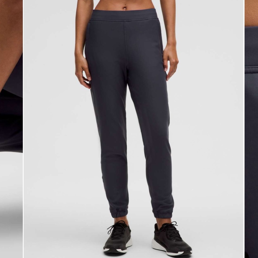 Lululemon Adapted State HR Fleece Jogger pant black in excellent condition 10 - Picture 4 of 13